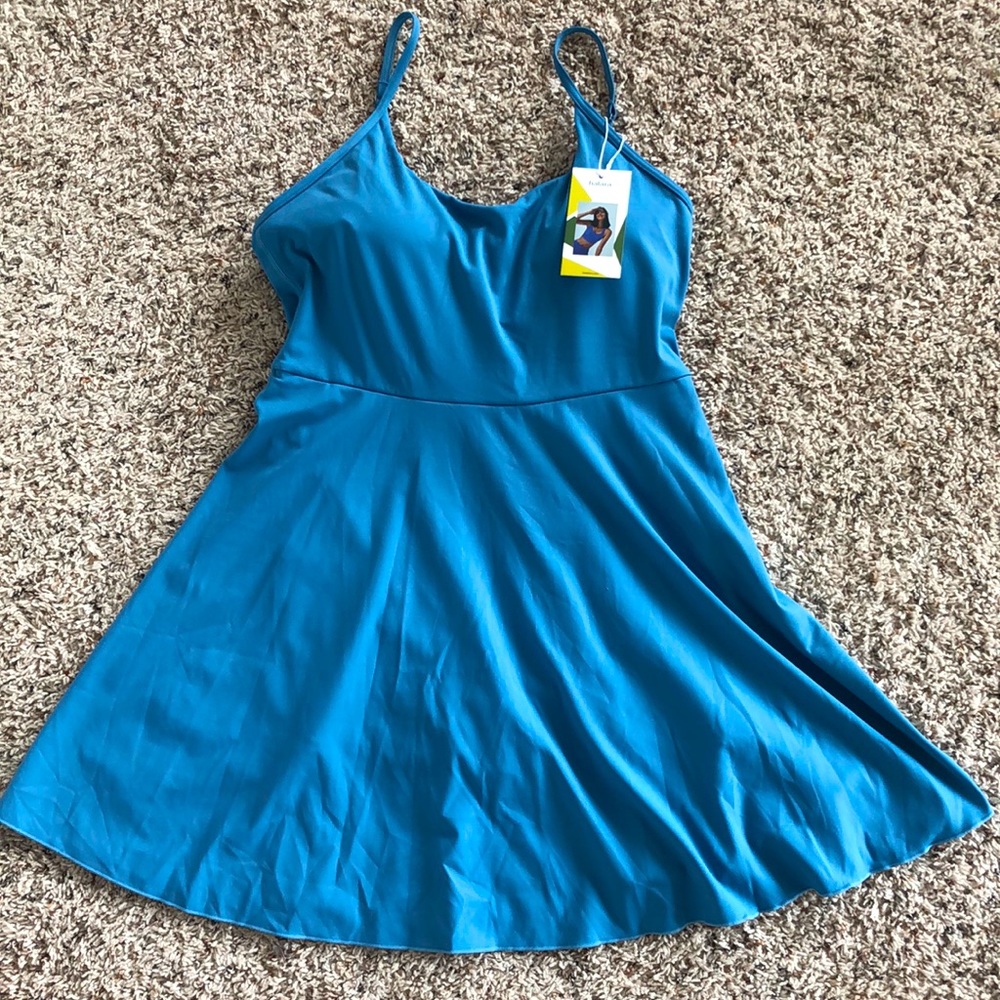 Pale Blue Halara dress size: Lg